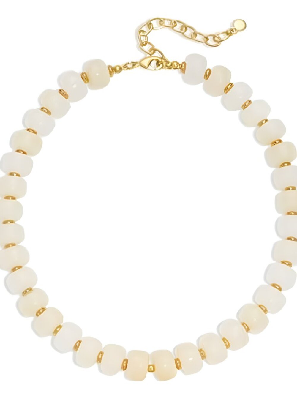 Resin Chunky Beaded Necklace for Women Minimalistic Modern